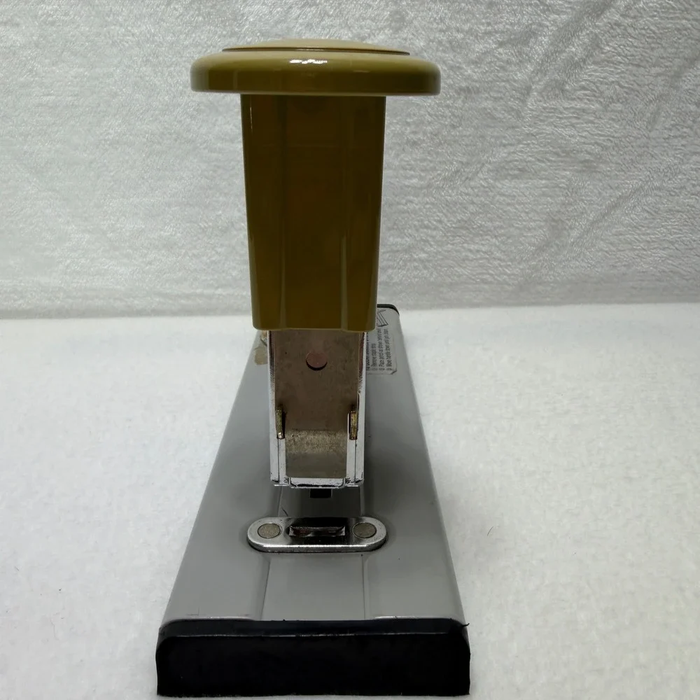 Vintage Swingline 113 Industrial Heavy Duty Stapler Gray Olive Green 110 Sheets